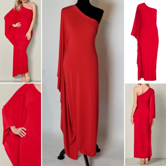 One Shoulder Maxi Dress - Picture 6 of 8